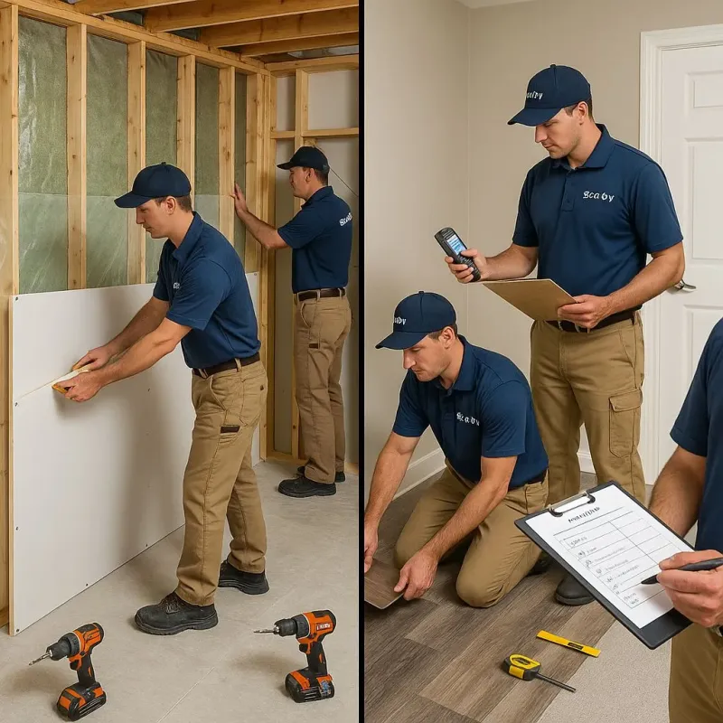 Repairs and Reconstruction process in Shell Lake, WI